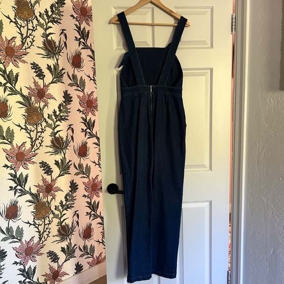 Sezane Rosalie Denim Jumpsuit - Picture 5 of 6